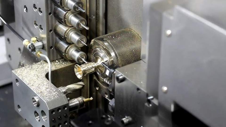 CNC-Swiss-Type-Lathe