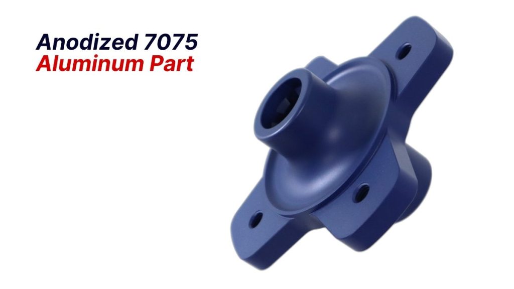 Anodized 7075 Aluminum Part