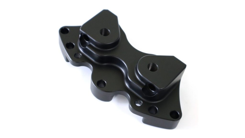 Black Anodized Aluminum Part