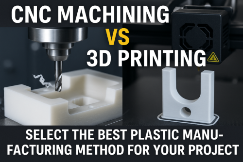 CNC Machining vs 3D Printing: Select the Best Plastic Manufacturing Method for Your Project