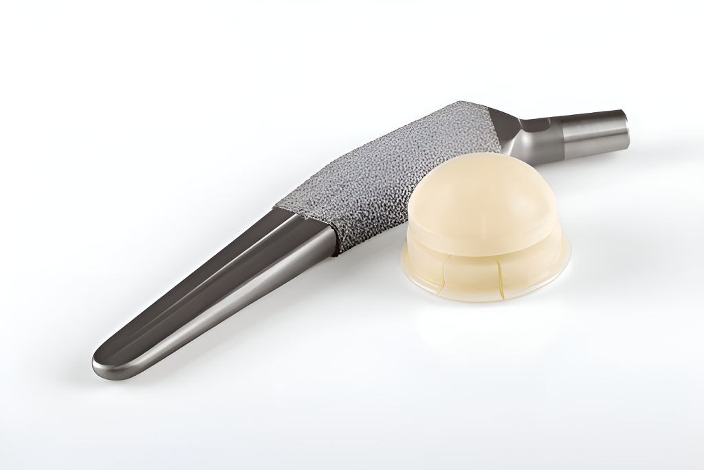 Titanium alloy for hip joint replacements