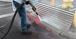 sandblasting vs wet blasting