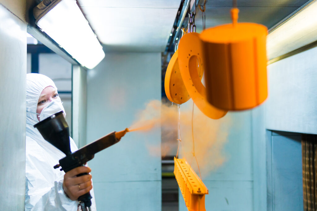 orange-powder-coating