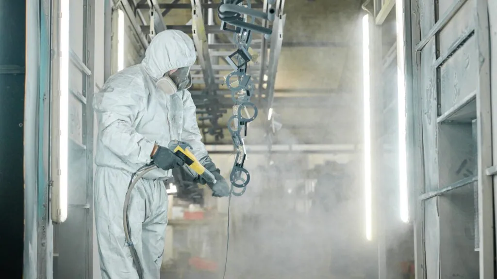 quality and control inspection in powder coating