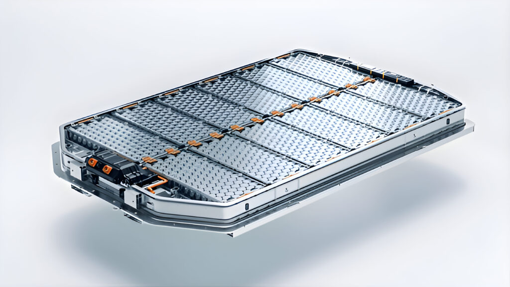 Battery housing components such as covers, shields, trays, and reinforcements made from Tepex® DY 106
