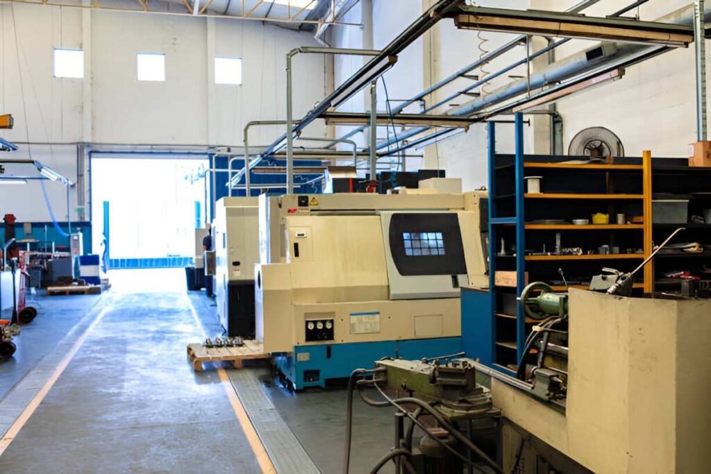 CNC Machines in a Factory