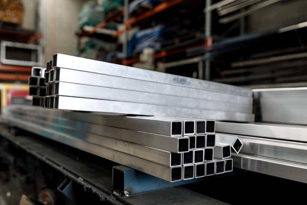Steel Tubes at the Metal Work Factory