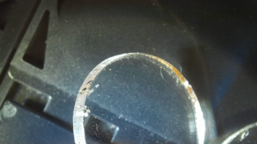 Laser cut Crack in Acrylic Part