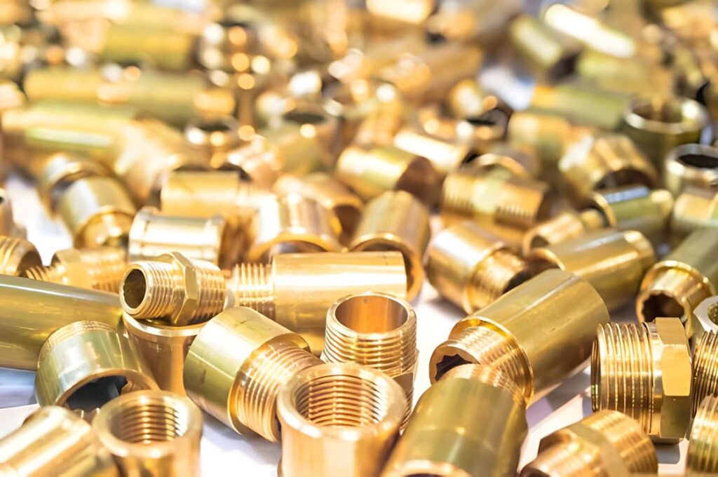 Machined brass connectors